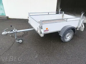 Enkelassige aanhangwagen Agados