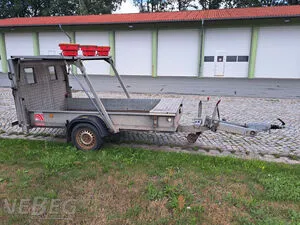 Single-axle traffic safety trailer Trebbiner FA2 LR