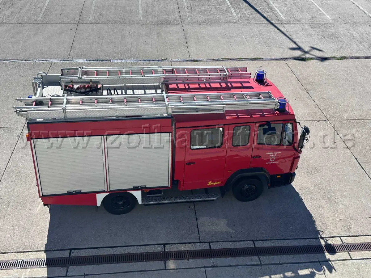 1 пожарный автомобиль LF 8/6 Daimler Benz Typ 814 F кузов Ziegler