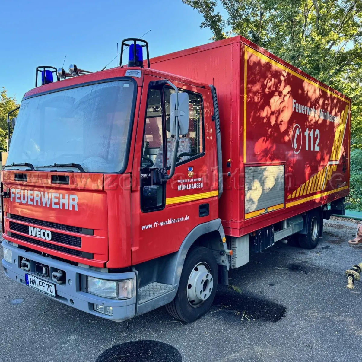 1 logistiek voertuig Iveco ML75E14