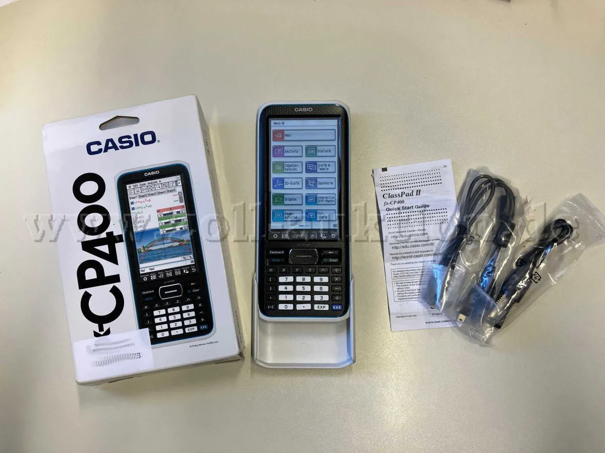 Lot de 30 calculatrices graphiques Casio fx-CP400 avec écran tactile couleur