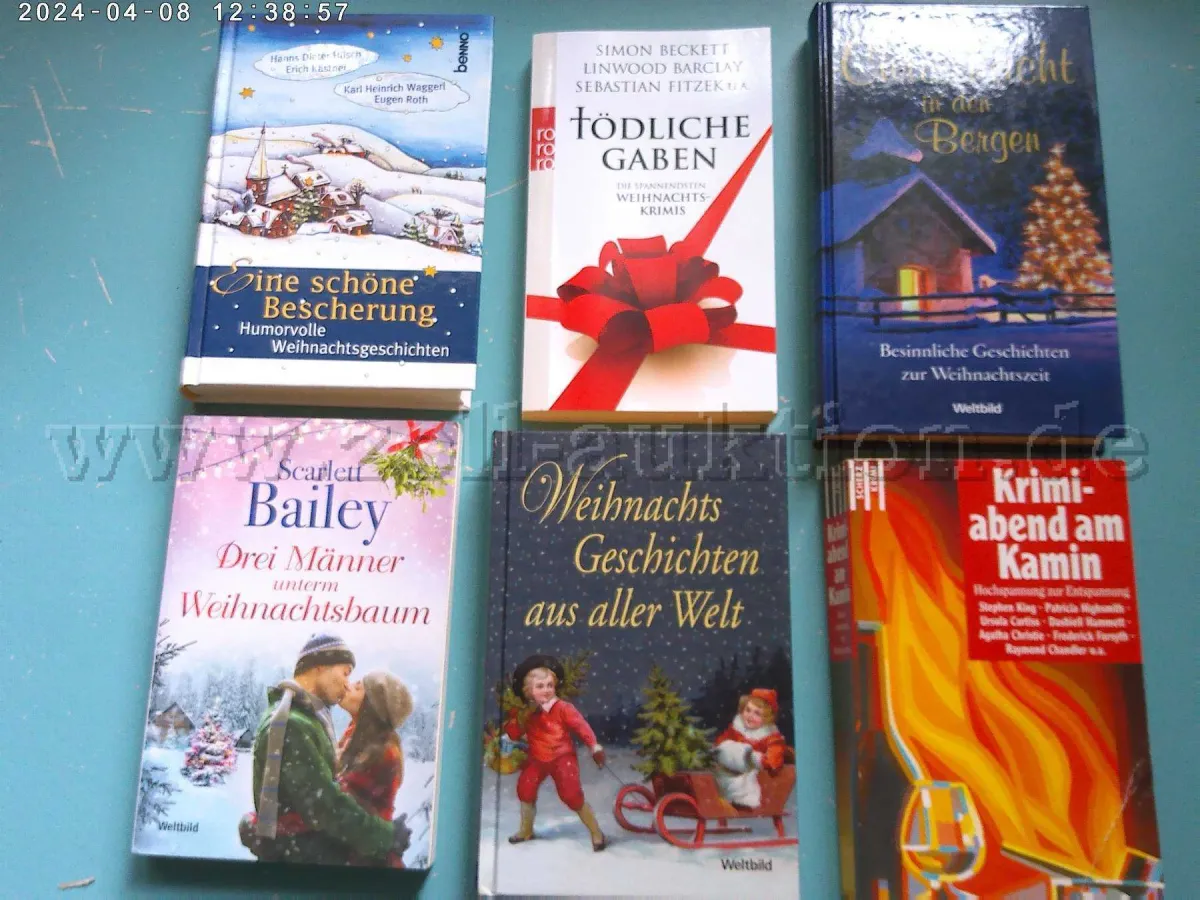 9 Bücher, 7 Hefte, 3 CD "Weihnachten u.a."