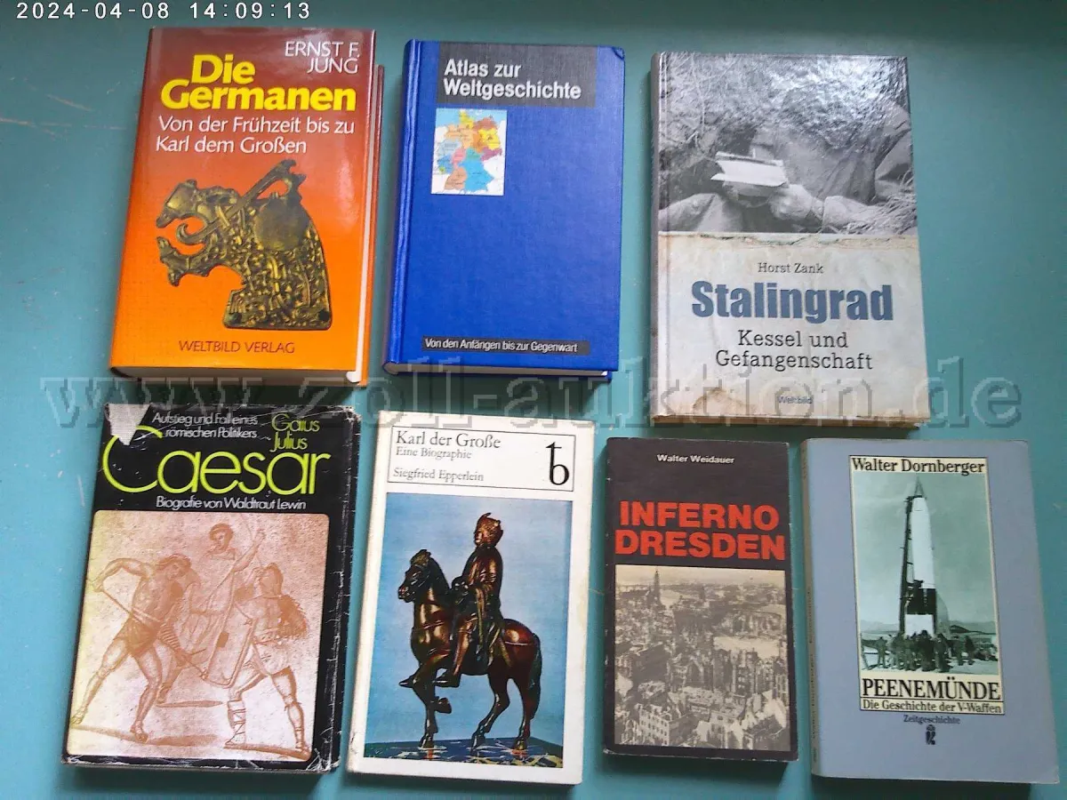 20 Bücher, 3 DVD "Geschichte u.a."
