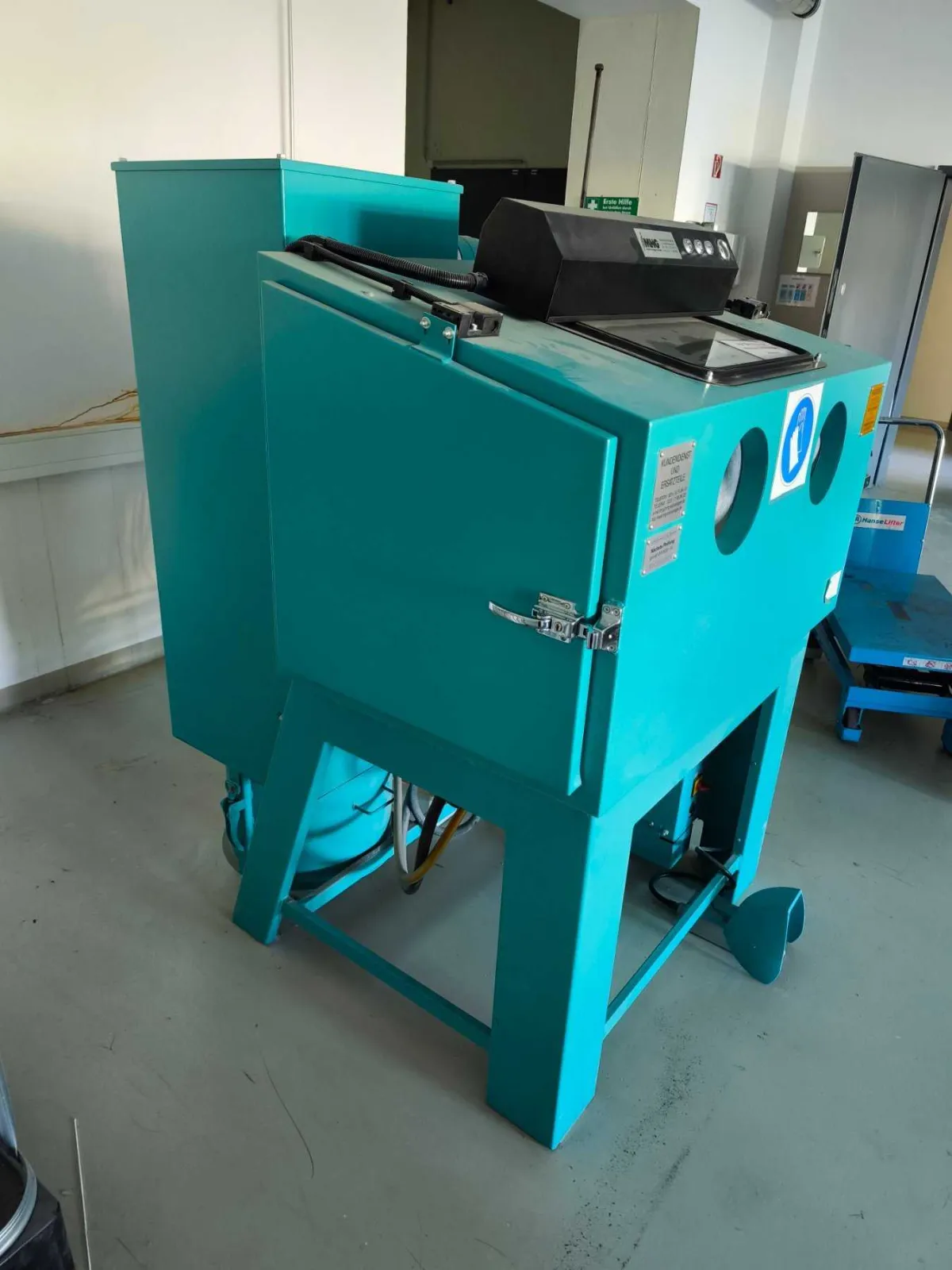 1 Profi-Sandstrahlkabine, MHG Strahlanlagen GmbH, MHG SMG45/1-S/1-085-0603/0,75