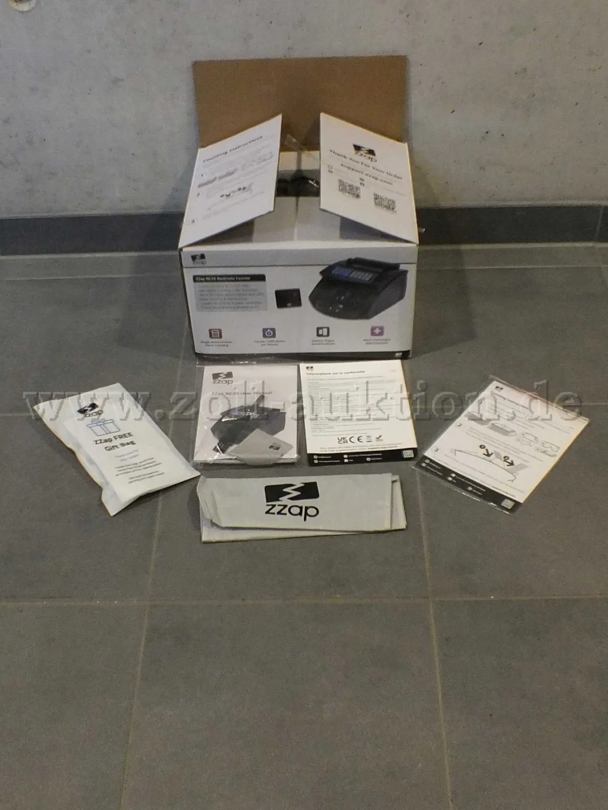 1 ZZap NC20 - banknote counting machine in original packaging