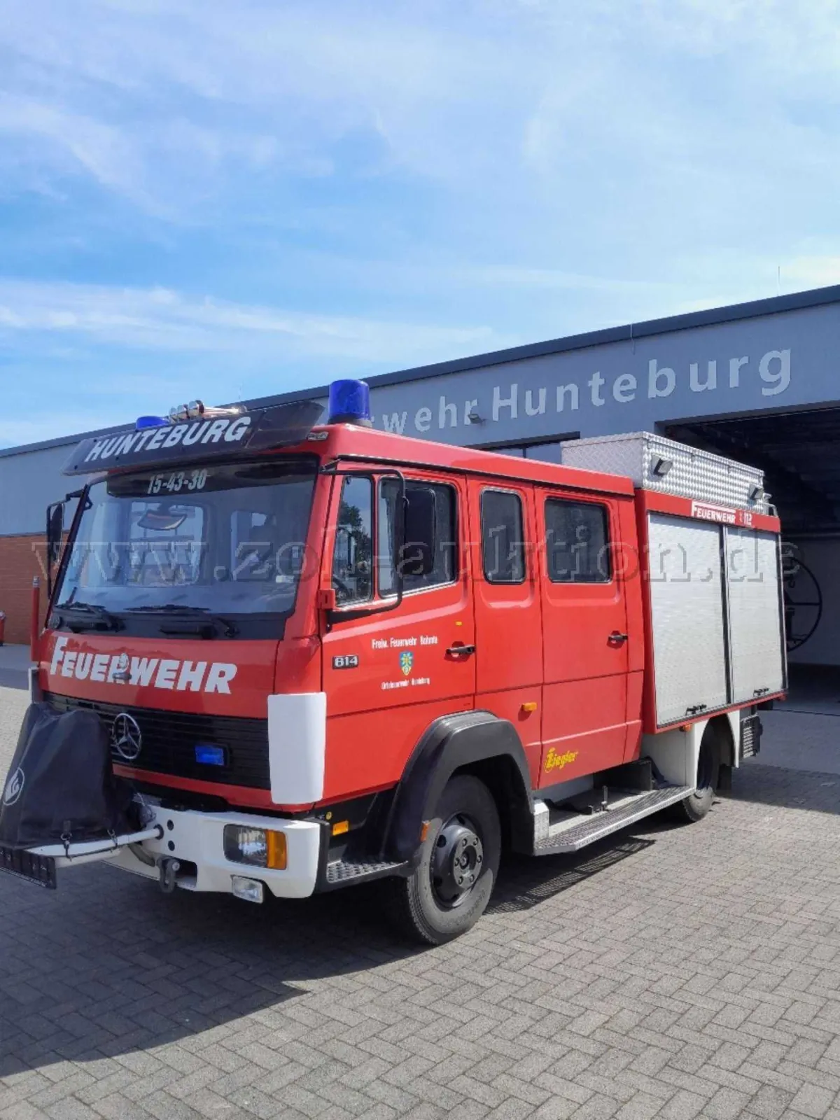1 fire engine LF 8 - Mercedes Benz type FP8/8, Ziegeler