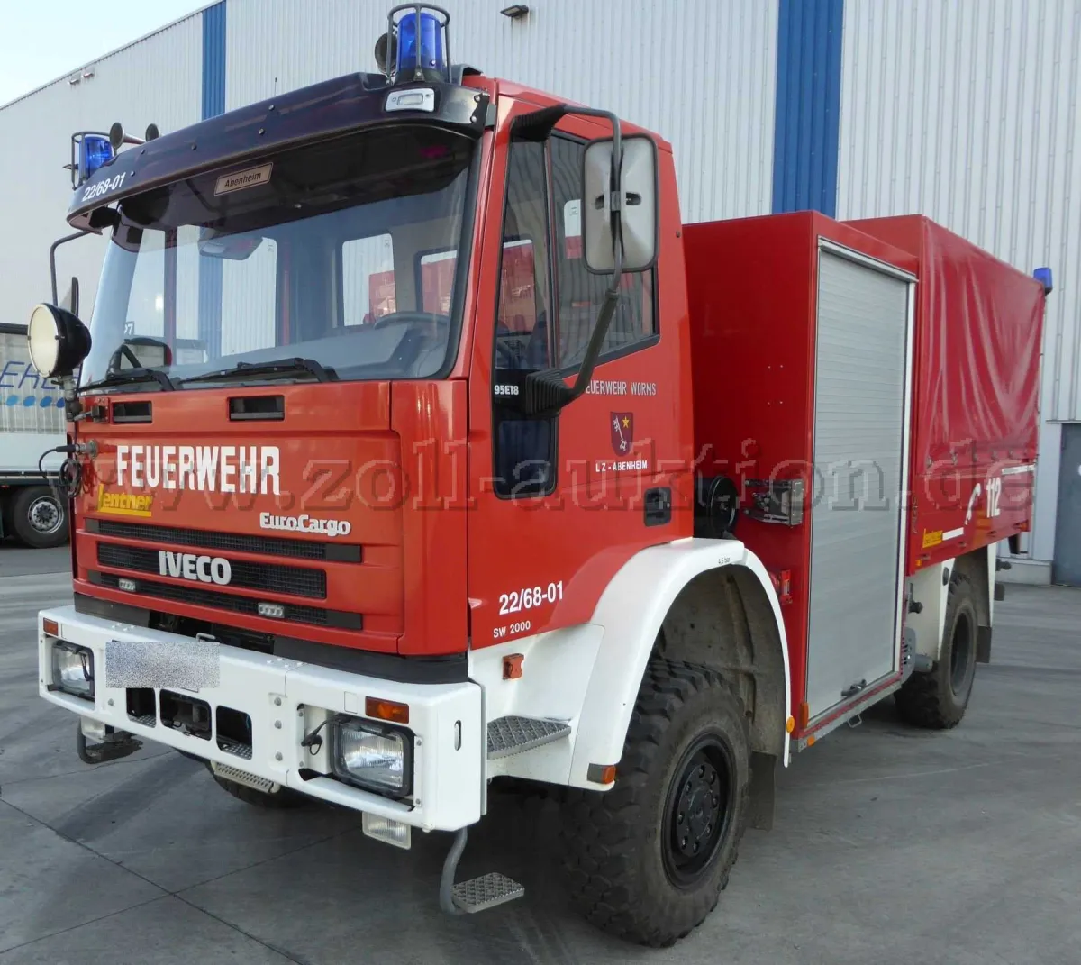 1 hasičské vozidlo Iveco FF95E18W // hadicový