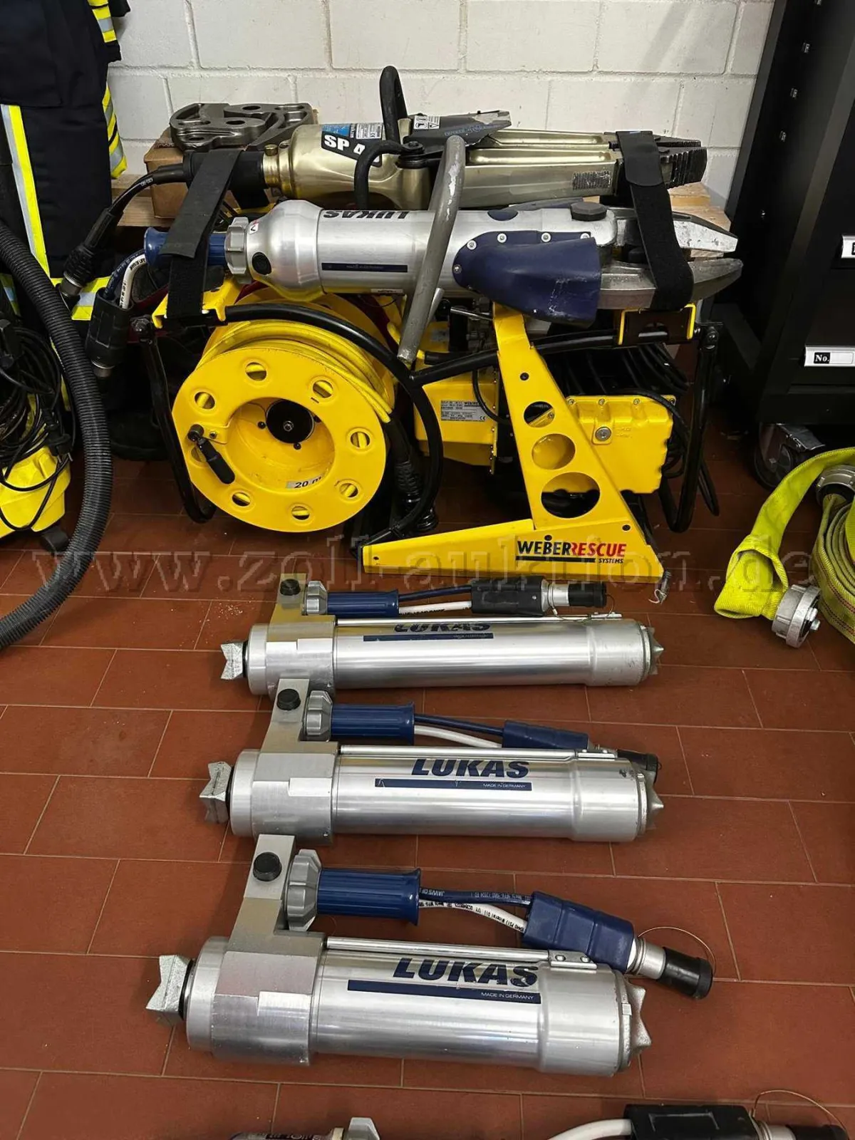 1 LUKAS / WEBER RESCUE hydraulische reddingsset met accessoires