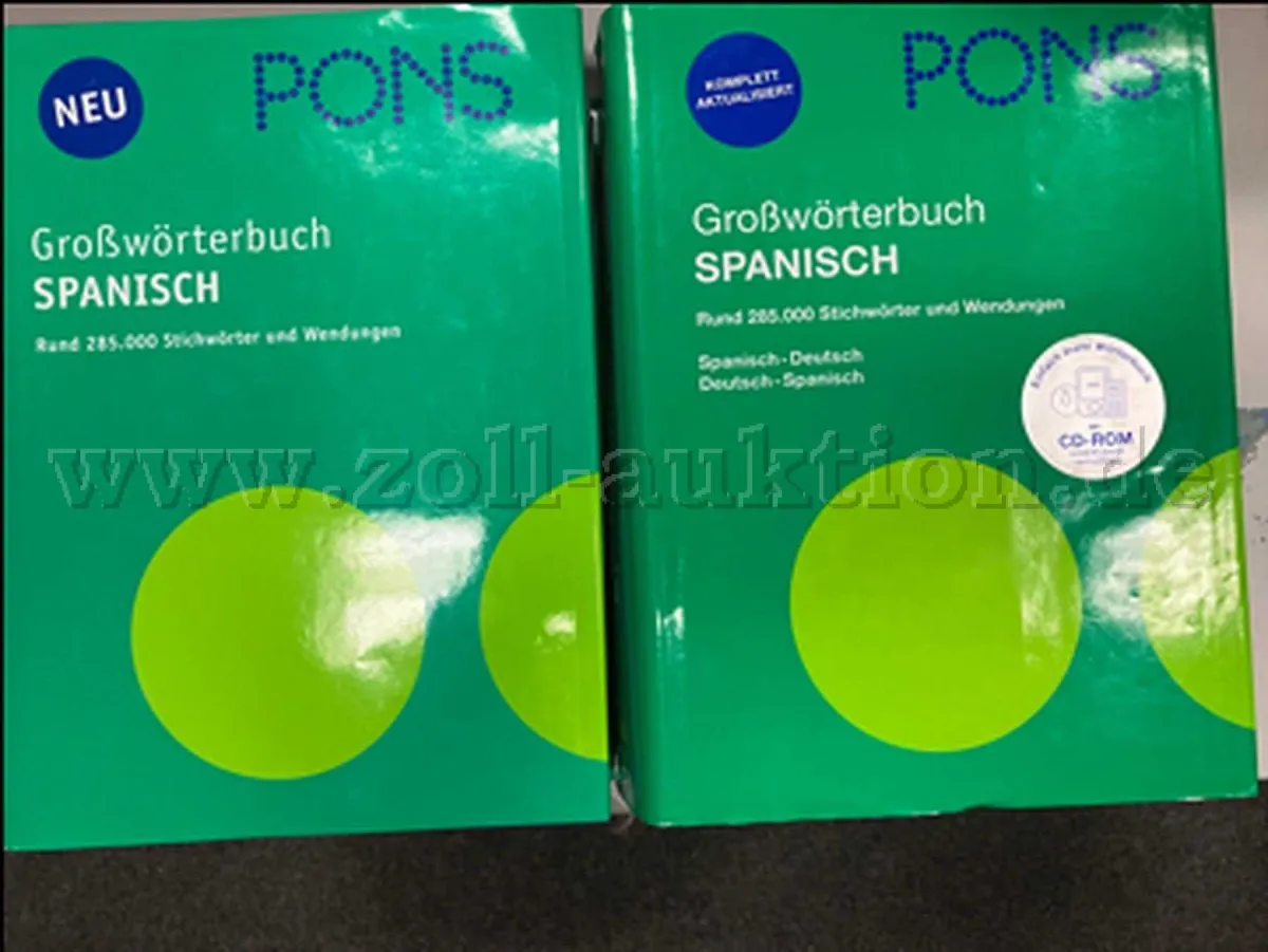2 PONS Großwörterbuch Spanisch (alt, gut erhalten)