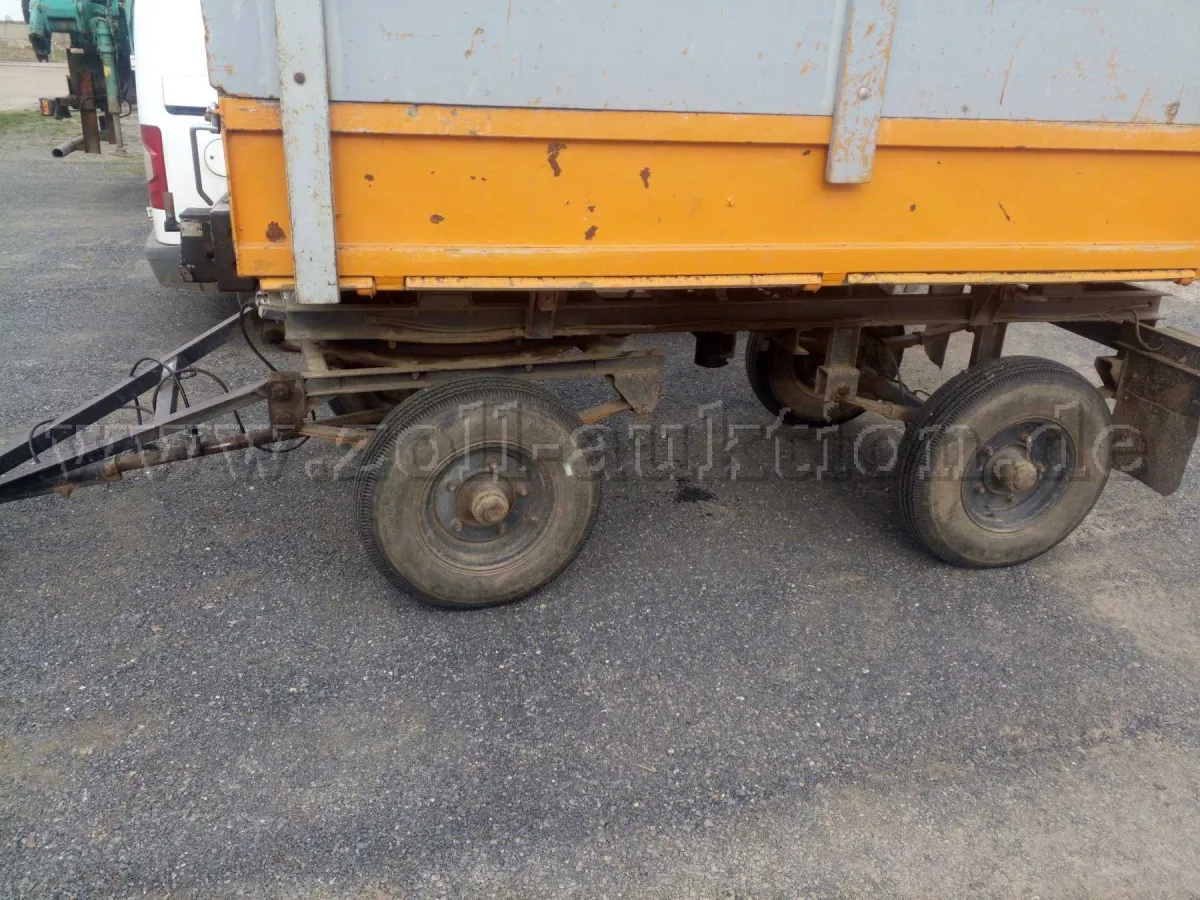 1 agricultural trailer 2 axles semi-trailer - manufacturer unknown, not functional