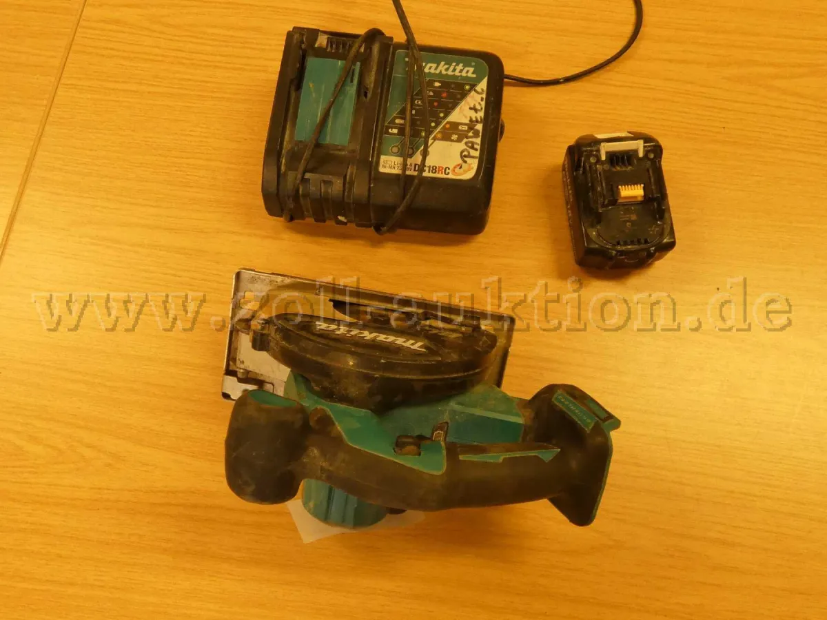 1 Handkreissäge Makita DCS551 mit Akku und Ladegerät