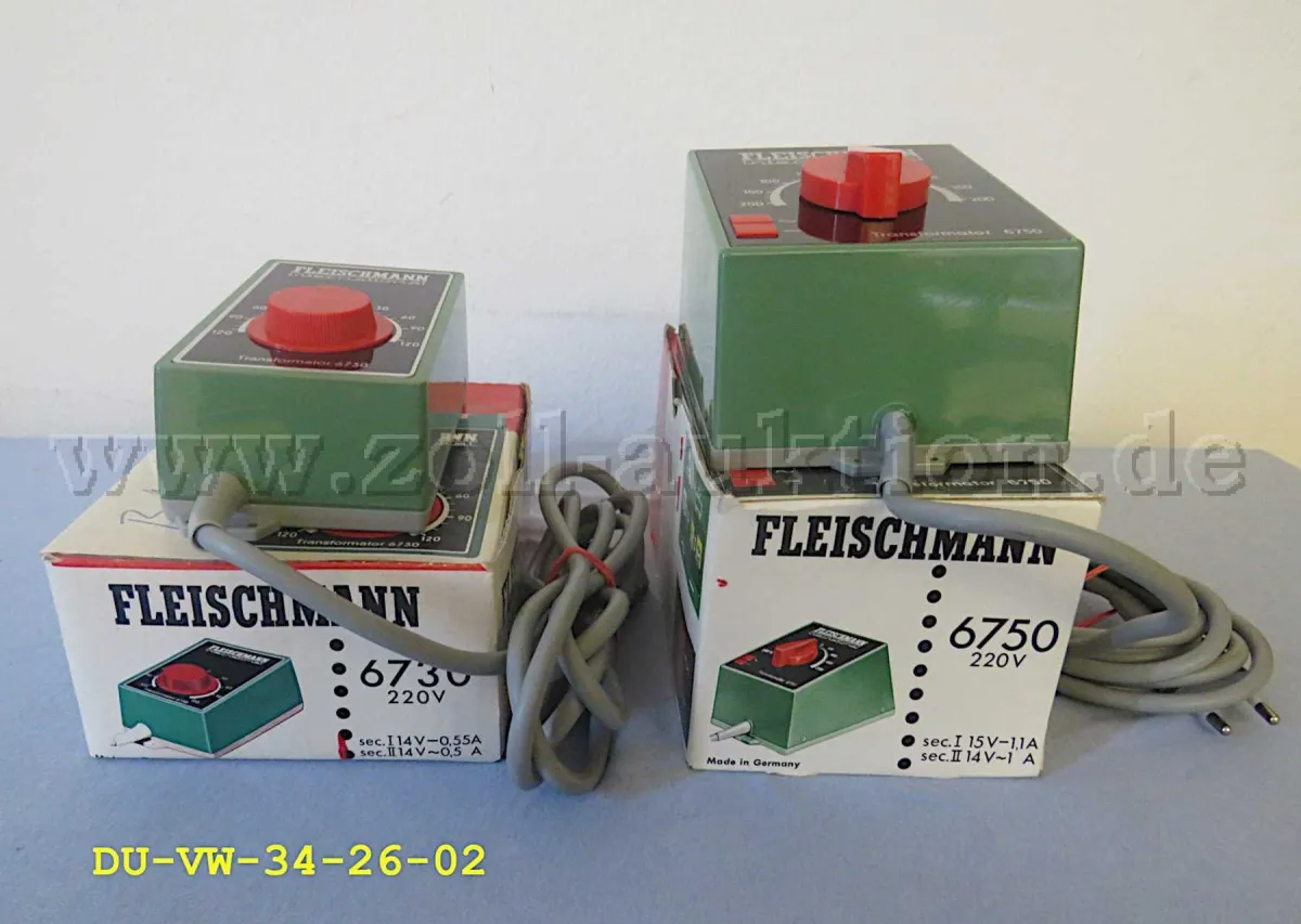2 Fleischmann transformatoren 6730 en 6750