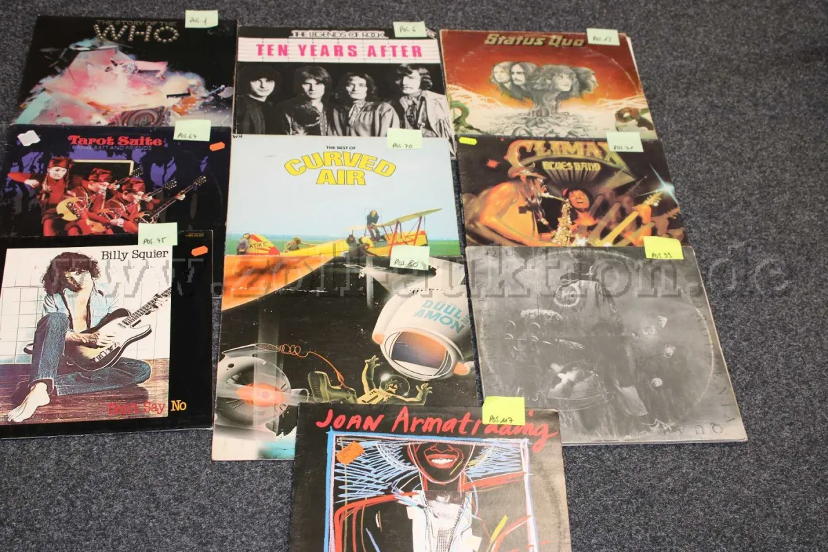 1 Konvolut mit 10 Schallplatten