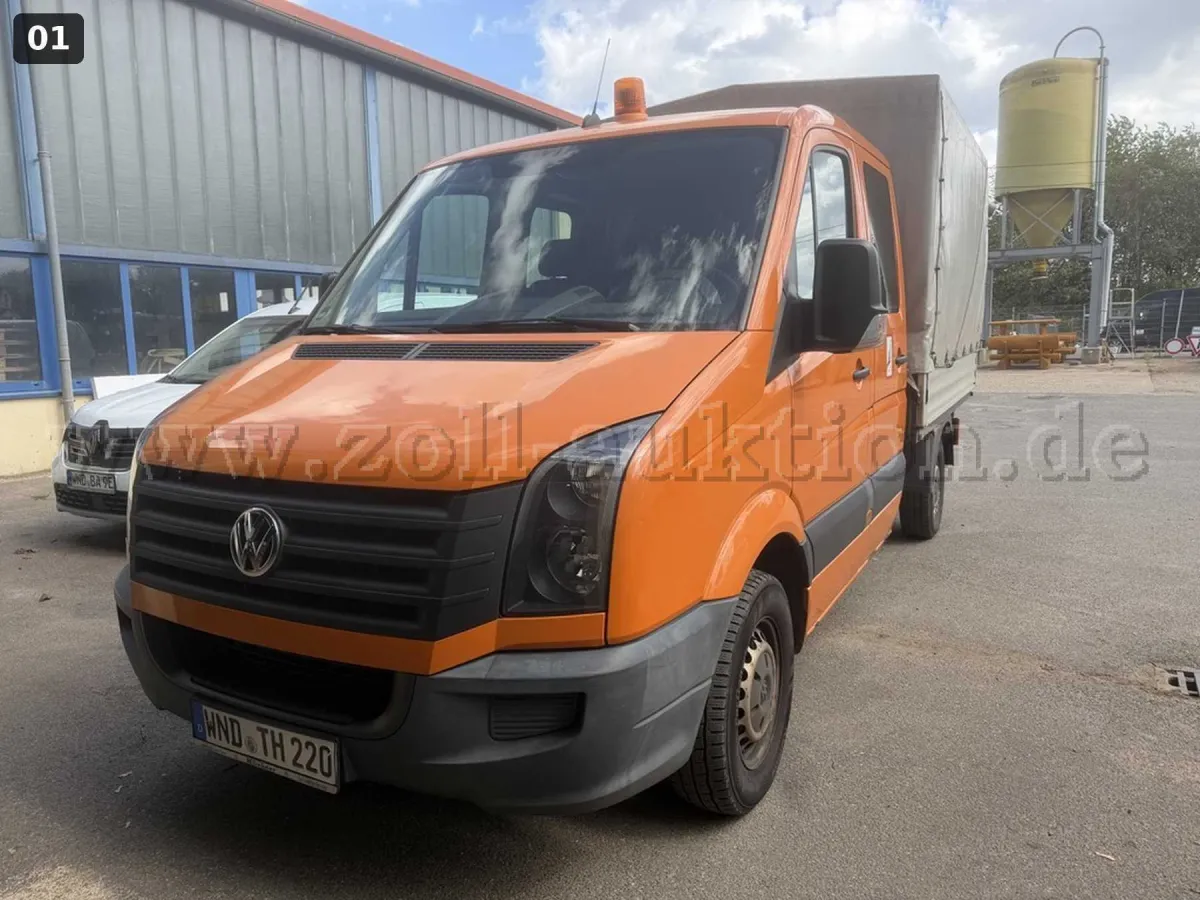 1 VW Crafter 30 L2 TDI Doppelkabine/Pritsche (2F) (03.2006->2017) - 7-Sitzer -