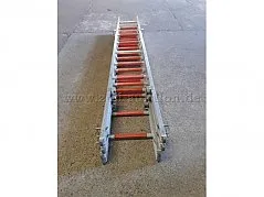 1 HACA Steckleiter-Set aus Aluminium (1xA, 3xB-Teile)