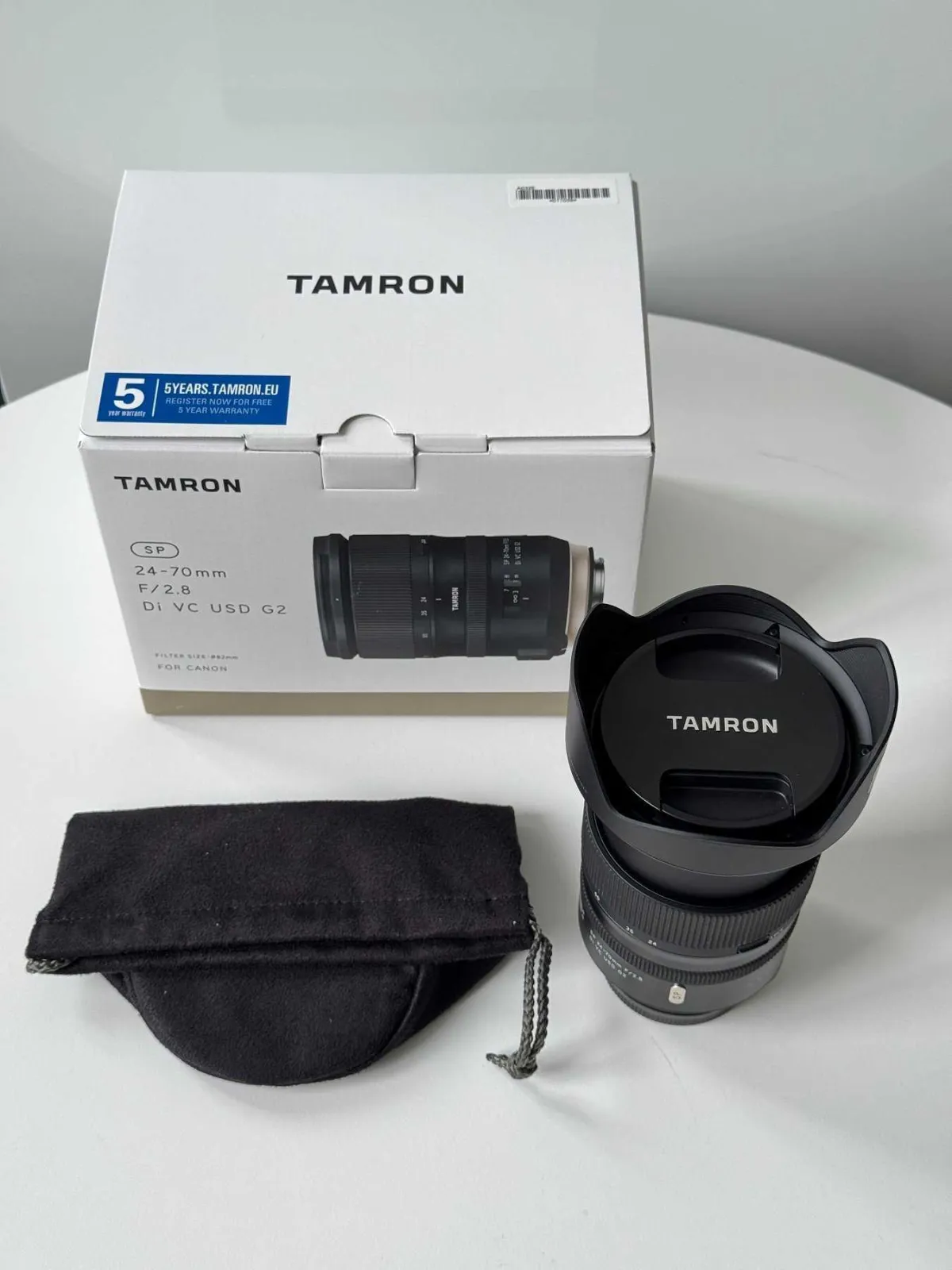 1 objectif : Tamron 24–70 mm F/2.8 G2