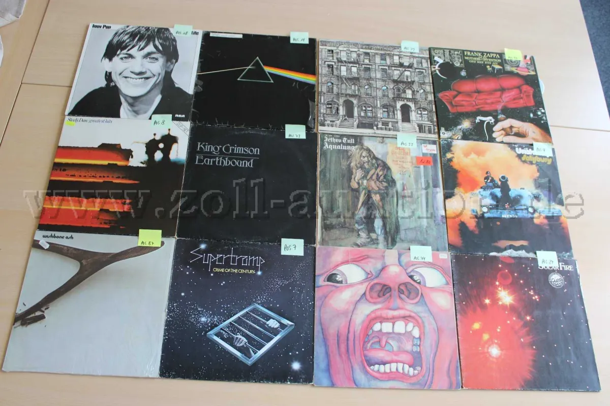 1 lot de 12 disques vinyles