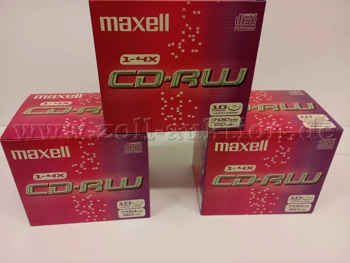 252 Maxell CD-RW 700 MB