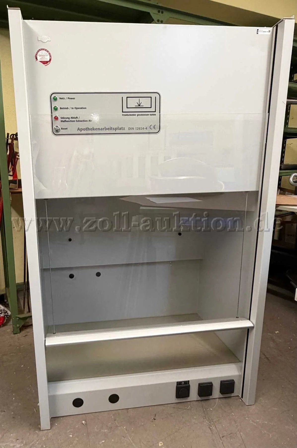 1 ASECOS pharmacy workstation (model APA.145.90) with base