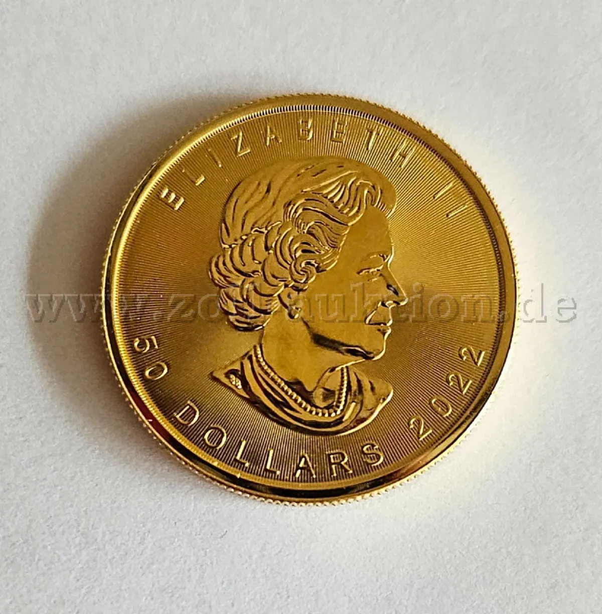 1 moneta złota Maple Leaf 2022 próba 999,9/1000