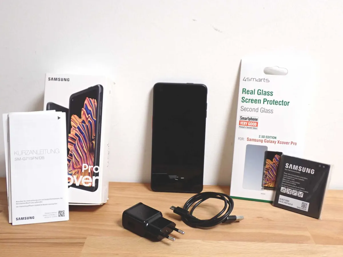 1 použitý smartphone Samsung Galaxy XCover Pro SM-G715FN/DS - 64GB