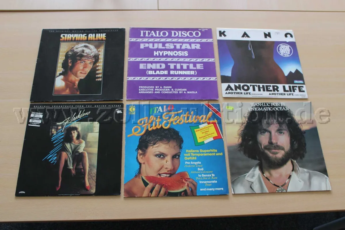 1 kavel met 6 vinylplaten