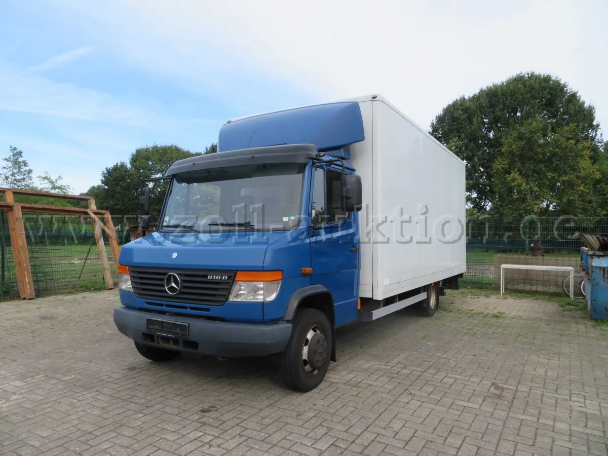 1 Mercedes Vario 816 D (фургон, гидроборт), коробка передач неисправна