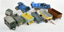 Schuco, Tippco et autres, tracteurs et remorques