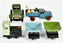 Train et camion de livraison