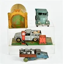 Tippco e.a., garage, voertuigen, tankstation