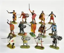 Elastolin/Preiser, 14 figurines (12 x modifiées)