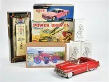Lot de jouets en tôle