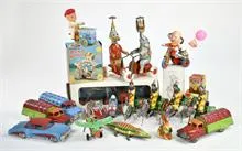 Lot de jouets en tôle