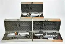 Märklin, 3 modèles anniversaire, Mercedes, voitures de course, etc.