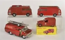 Dinky Toys, 4 brandweerwagens