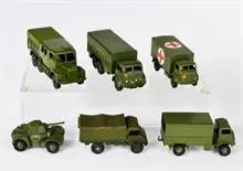 Dinky Toys, 6 militaire modellen
