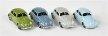 Dinky Toys, 4x VW Kever