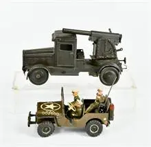 Arnold, Jeep 2500 & camion Göso avec canon