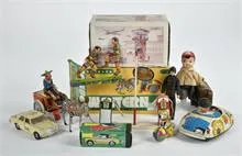 Lot de jouets en tôle