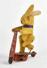 Lapin sur scooter