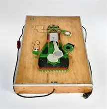 Modèle d'auto-école sur bois