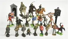 Britains, Merten, Elastolin et autres, figurines