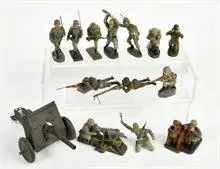 Lineol entre autres, soldats au combat