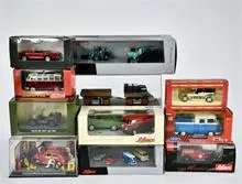 Schuco et autres, lot de voitures miniatures