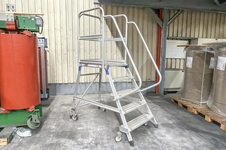 Aluminium platformladder, 5 treden