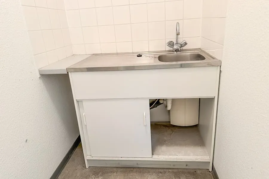 Keukenblok met koelkast