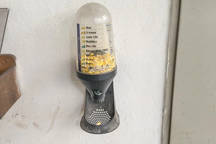 Gehoorbescherming dispenser