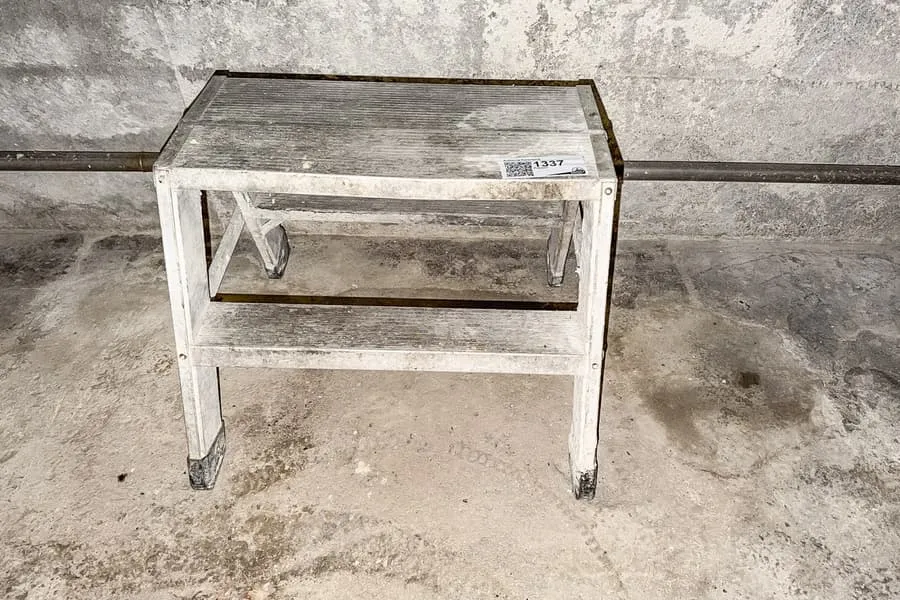Podest aluminiowy, 2-stopniowy