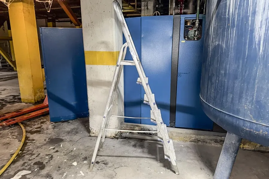 Aluminium trap, 6 treden