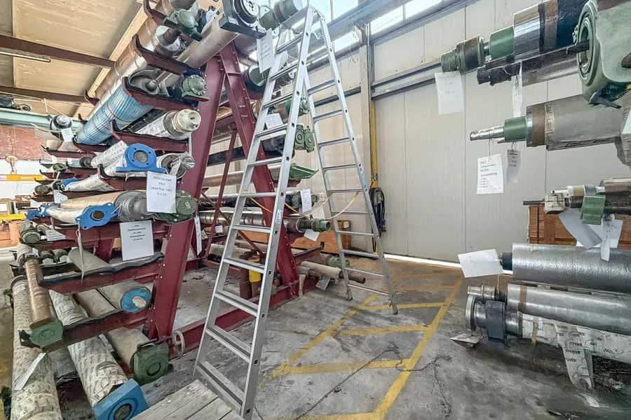 Aluminium stepladder Zarges, 2x12 rungs